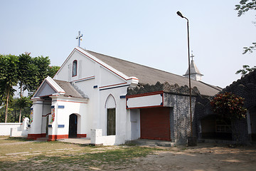 Image showing Catholic Church in Basanti, West Bengal, India