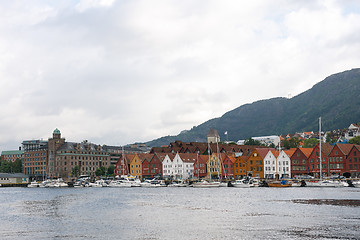 Image showing Cityscape of Bergen, Norway