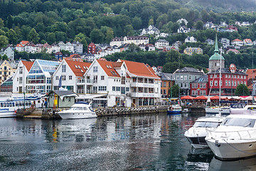 Image showing Cityscape of Bergen, Norway