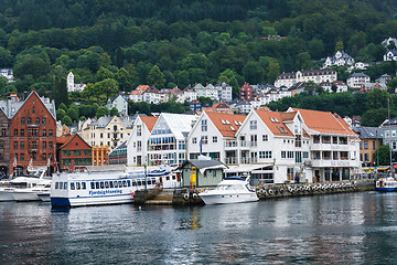 Image showing Cityscape of Bergen, Norway