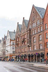 Image showing Cityscape of Bergen, Norway