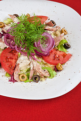 Image showing chicken meat filet salad