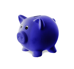 Image showing Unique pink ceramic piggy bank