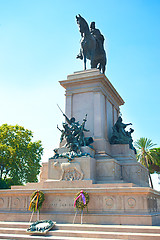 Image showing Giuseppe Garibaldi statue