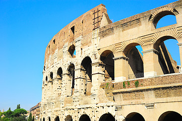 Image showing Colosseum wall