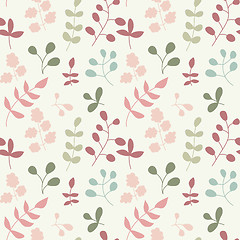 Image showing seamless pattern leaf