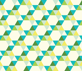 Image showing seamless pattern of triangles