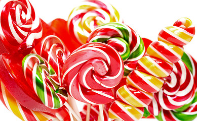 Image showing Multi-colored lollypop