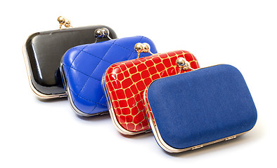Image showing Fashionable female handbags