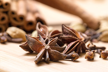 Image showing Dry multicolored spice closeup