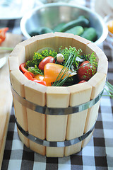 Image showing preserving tomatoes