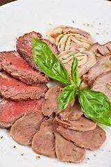 Image showing Closeup meat cuts