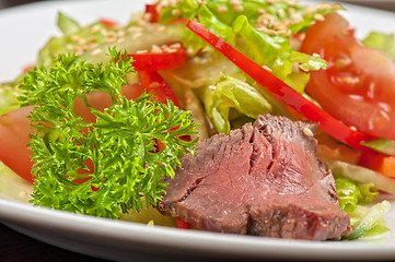 Image showing beef salad