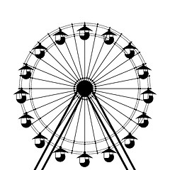 Image showing Ferris wheel icon