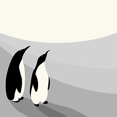 Image showing Penguin couple