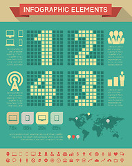 Image showing IT Industry Infographic Elements