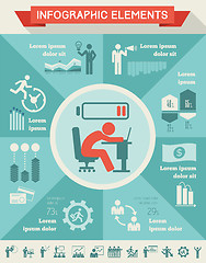 Image showing Business Infographic Template.