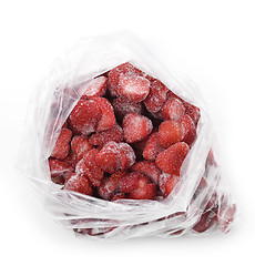 Image showing Frozen Strawberries