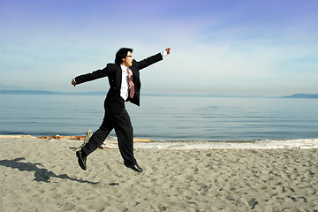 Image showing Happy businessman