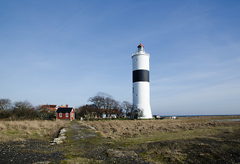 Image showing Lighthouse at the island Oland in Sweden