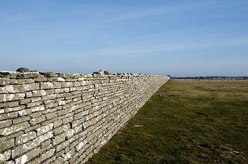 Image showing Historical stonewall