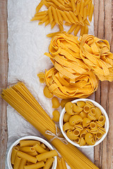 Image showing raw pasta 