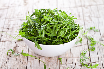 Image showing rucola in a bowl 