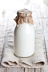 Image showing bottle of fresh milk 