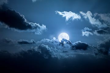 Image showing full moon night