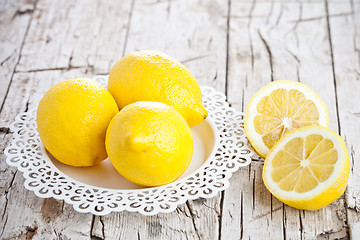 Image showing fresh lemons 