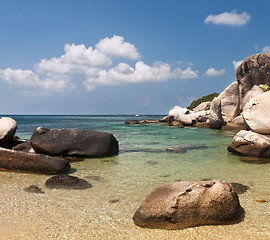 Image showing Stones and sea, Thailand