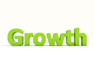 Image showing 3d word growth