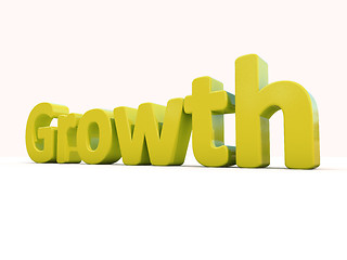 Image showing 3d word growth