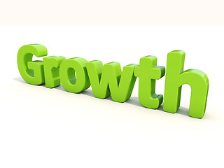 Image showing 3d word growth