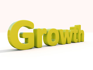 Image showing 3d word growth