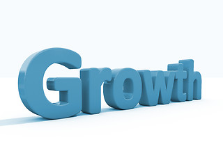 Image showing 3d word growth