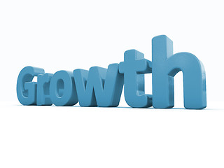 Image showing 3d word growth