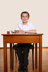 Image showing Happy school student