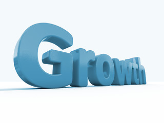 Image showing 3d word growth