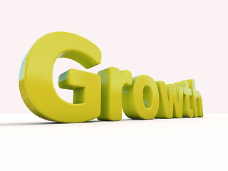 Image showing 3d word growth