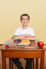 Image showing Happy school student