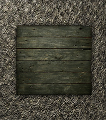 Image showing old wooden planks