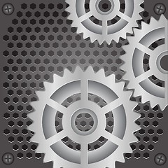 Image showing gears background