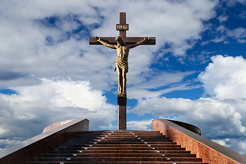 Image showing Statue of the crucifixion