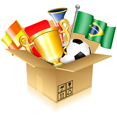 Image showing Soccer Items