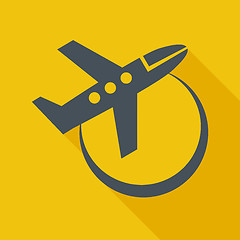 Image showing Travel Flat Icon