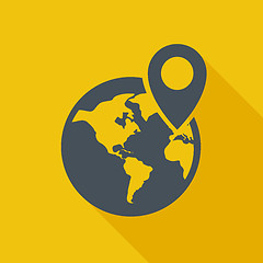 Image showing Travel Flat Icon