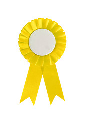 Image showing Award ribbon isolated on a white background