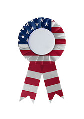 Image showing Award ribbon isolated on a white background