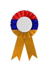 Image showing Award ribbon isolated on a white background